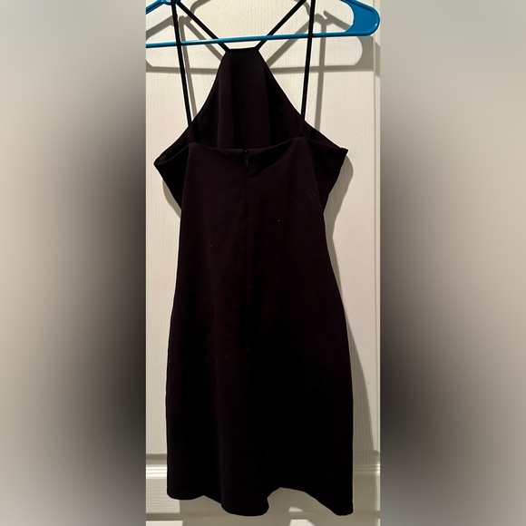 Lovers and Friends Borderline Halter Neck Mini Dress in Black - Picture 6 of 8